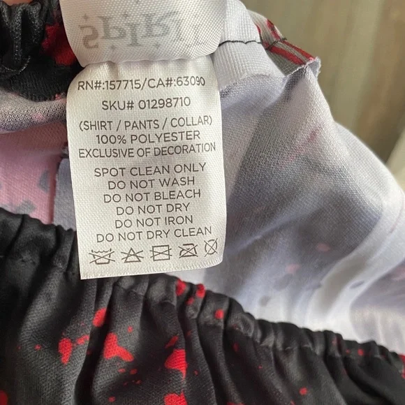 Spirit Freakshow Clown Costume - Black, White, and Red - Picture 2 of 11